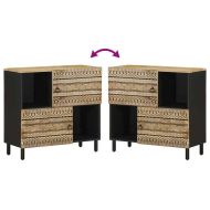 Бюфет 80x33,5x75 см грубо мангово дърво масив