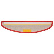 Изтривалки за стълби, 10 бр., 56x17x3 см, червени, полукръгли