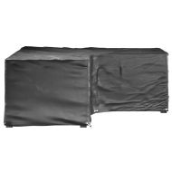 Покривала за ъглови градински мебели 2 бр 12 капси 185x185x70см