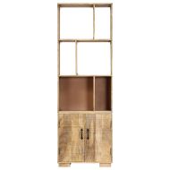 Етажерка за книги, 60x35x180 см, мангово дърво масив