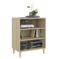 Бюфет дъб сонома 57x35x70 см инженерно дърво
