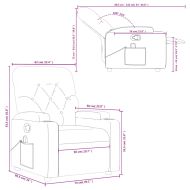 Масажен наклоняем стол, таупе, текстил