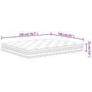 Матрак бонел пружини, Medium, 160x200 см