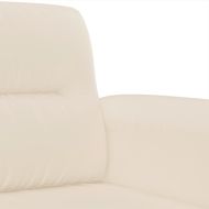 2-местен диван, бежово, 140 см, микрофибърен плат