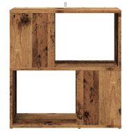Библиотека, старо дърво, 60x24x63 см, инженерно дърво