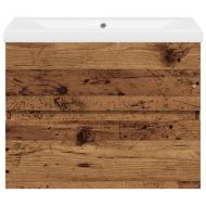 шкаф за мивка с вграден басейн Старо дърво