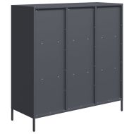 Висок шкаф, антрацит, 101,5x39x103,5 см, стомана