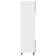 Шкаф за микровълнова фурна "Lyon", дъб Artisan, 60x57x207 см, инженерно дърво