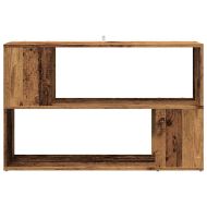 Библиотека, старо дърво, 100x24x63 см, инженерно дърво