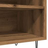 Шкаф за грамофонни плочи, 84,5x38x48 см, инженерно дърво