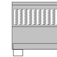 Боксспринг легло, тъмносиво, текстил, 160x200 см