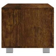 ТВ шкаф, опушен дъб, 120x40,5x35 см, инженерно дърво