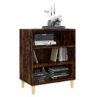 Бюфет опушен дъб 57x35x70 см инженерно дърво