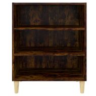 Бюфет опушен дъб 57x35x70 см инженерно дърво