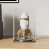 Кутия витрина, прозрачна, 14x14x22 см, акрил