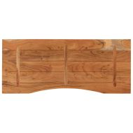Плот за бюро, 120x50x2,5 см, правоъгълен, масивно дърво акация