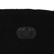 Електрически стол реклайнер, черен, текстил