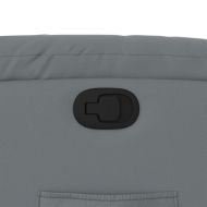 Наклоняем стол, сив, изкуствена кожа