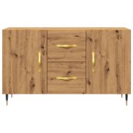 Сайдборд, дъб артизан, 100x36x60 см, инженерно дърво