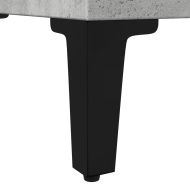 Шкаф за баня, бетонно сив, 30x30x190 см, инженерно дърво