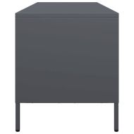 ТВ шкаф, антрацит, 135x39x43,5 см, студеновалцувана стомана