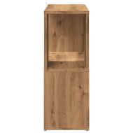 Библиотека, дъб артизан, 60x24x63 см, инженерно дърво