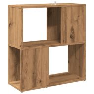 Библиотека, дъб артизан, 60x24x63 см, инженерно дърво
