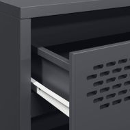 Бюфет, антрацит, 68x39x58,5 см, студеновалцувана стомана