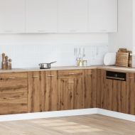 Шкаф с чекмеджета "Lyon", дъб Artisan, 50x46x81,5 см, инженерно дърво