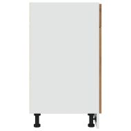 Шкаф с чекмеджета "Lyon", дъб Artisan, 50x46x81,5 см, инженерно дърво