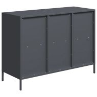 Бюфет, антрацит, 101,5x39x73,5 см, студеновалцувана стомана
