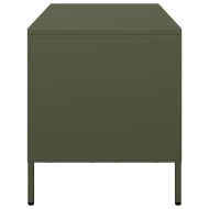 ТВ шкаф маслиненозелен 101,5x39x43,5см студеновалцувана стомана