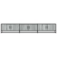 ТB шкаф, сив сонома, 240x35x41 см, инженерно дърво