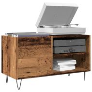 Шкаф за грамофонни плочи, 84,5x38x48 см, инженерно дърво