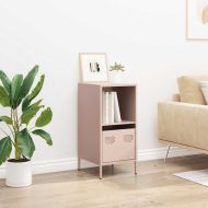 Бюфет, розов, 35x39x73,5 см, студеновалцувана стомана