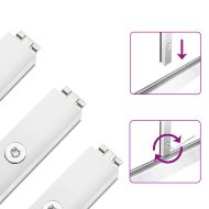 Оранжерия с основа рамка сребрист 169x58x195 см алуминий