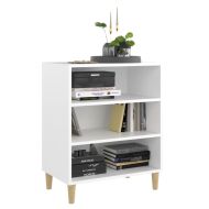 Бюфет бял 57x35x70 см инженерно дърво