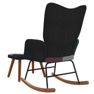 Люлеещ стол с табуретка, пачуърк, плат