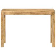 Конзолна маса, 110x35x76 см, грубо мангово дърво