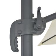 Градински чадър, с преносима основа, пясъчен