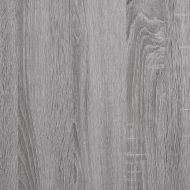 Стенни рафтове 2 бр сив сонома 50x15x50 см инженерно дърво