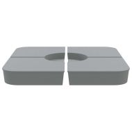 4 части Комплект основа за чадър за чадър с кръстосана 100 кг