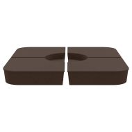 4 части Комплект основа за чадър за чадър с кръстосана 100 кг