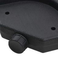 Градински чадър, с преносима основа, зелен