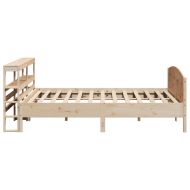 Рамка за легло без матрак, 180x200 см, масивна чамова дървесина