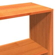 Рамка за легло без матрак, восъчнокафяв, 140x200 см, бор масив