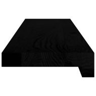 Прозоречни первази, 2 бр, тъмнокафяви, 80x15x2 см, дъб масив