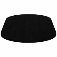 Плот за маса, тъмнокафяв, 120x60x2 см, дъб масив, овална