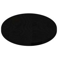 Плот за маса, тъмнокафяв, 80x40x2 см, дъб масив, овална