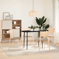 Плот за маса, тъмнокафяв, 100x50x2 см, дъб масив, овална